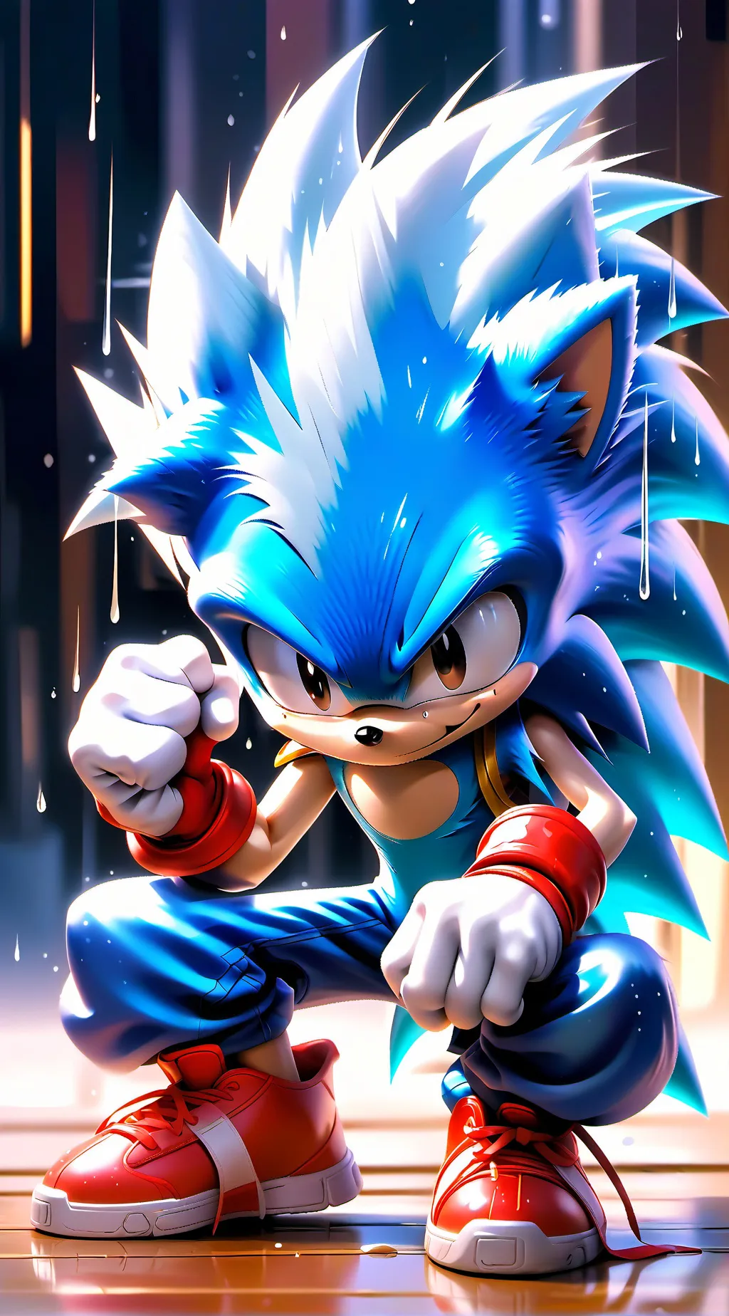 ai character: Sonic background
