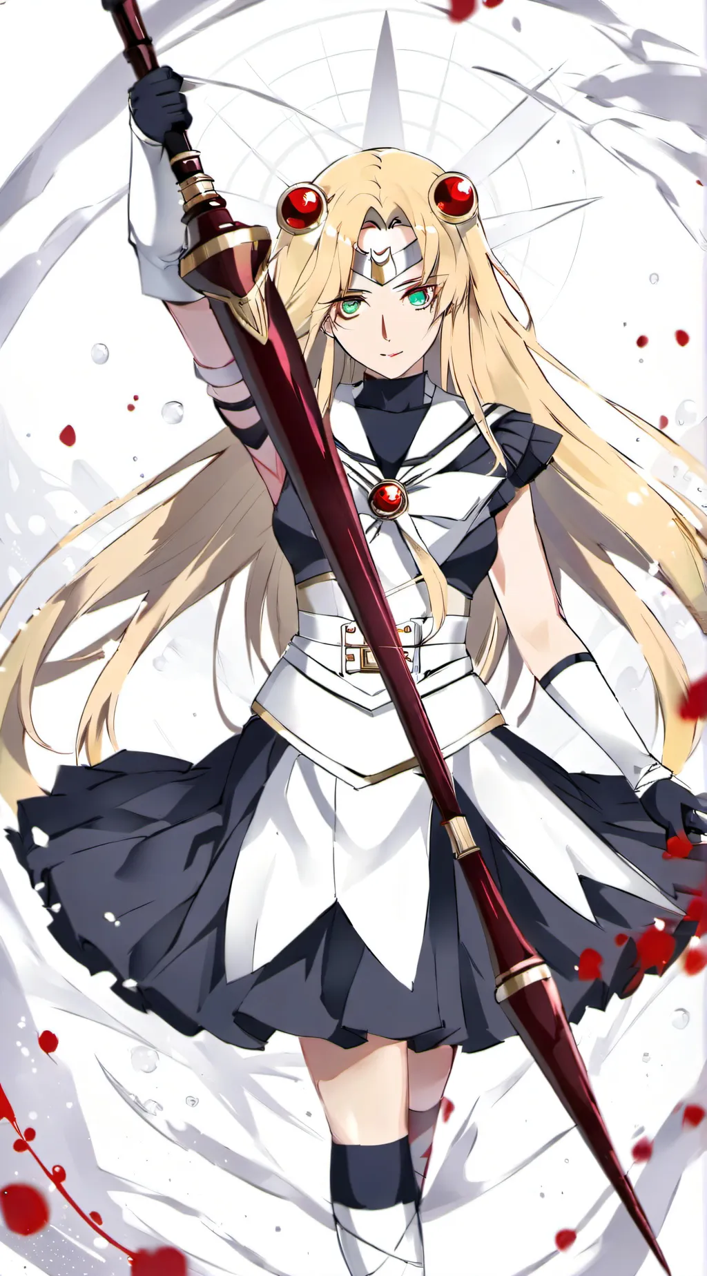 ai character: Aurora background