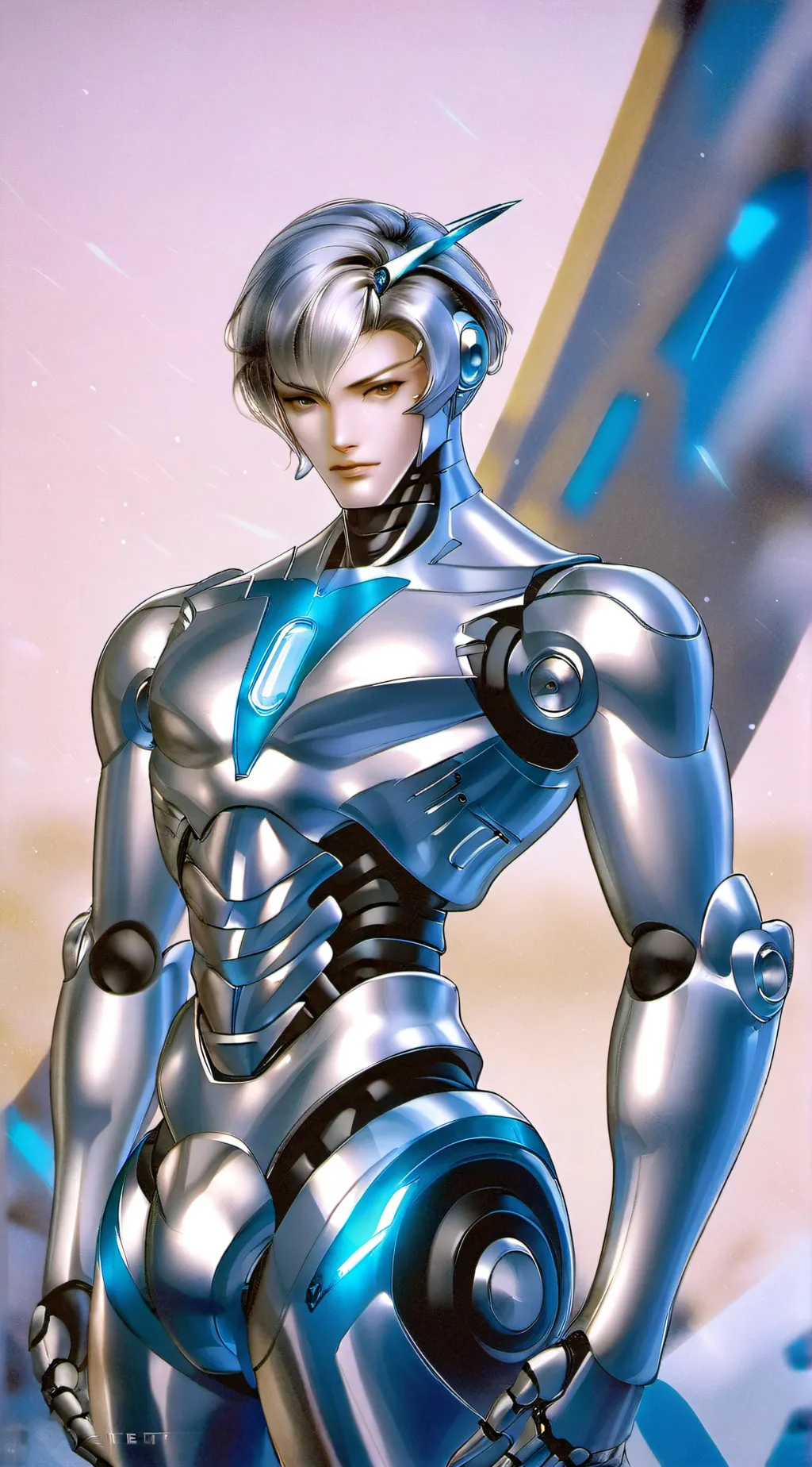 ai character: Cyber  background