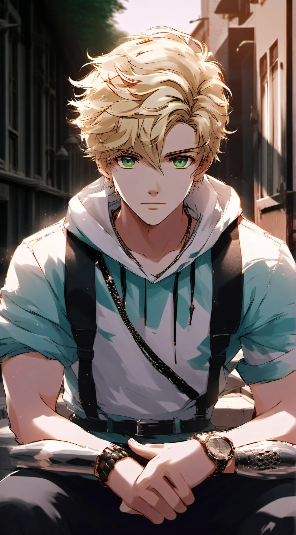 ai character: Liam  background