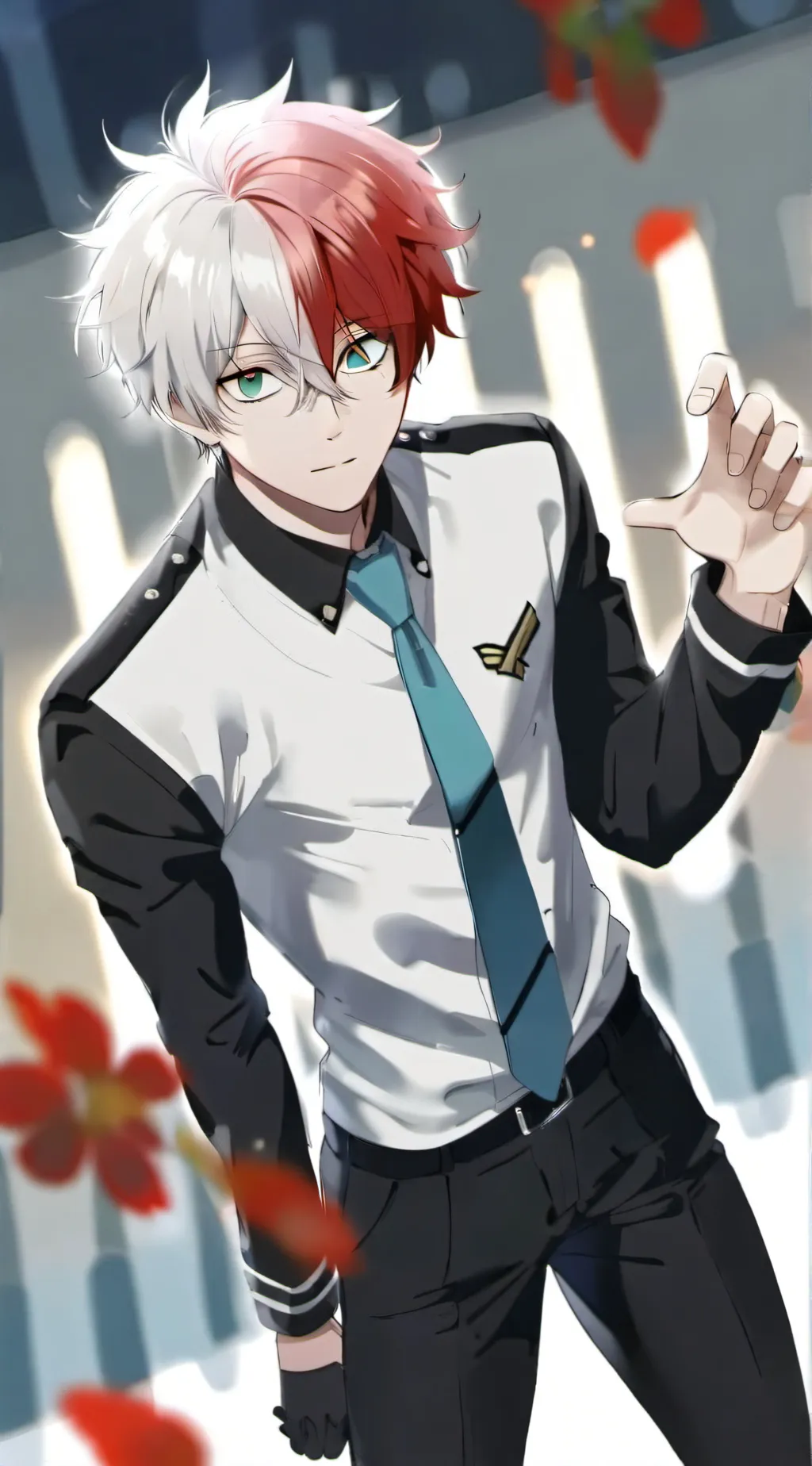 ai character: MHA RANDOM background