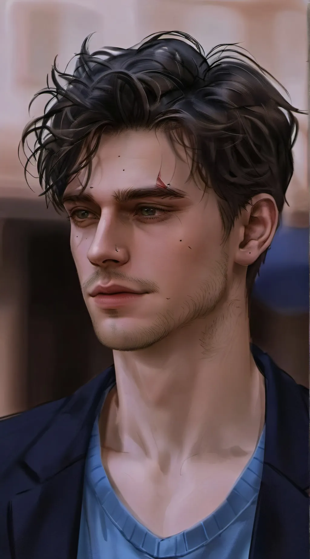 ai character: Marcus Baker background