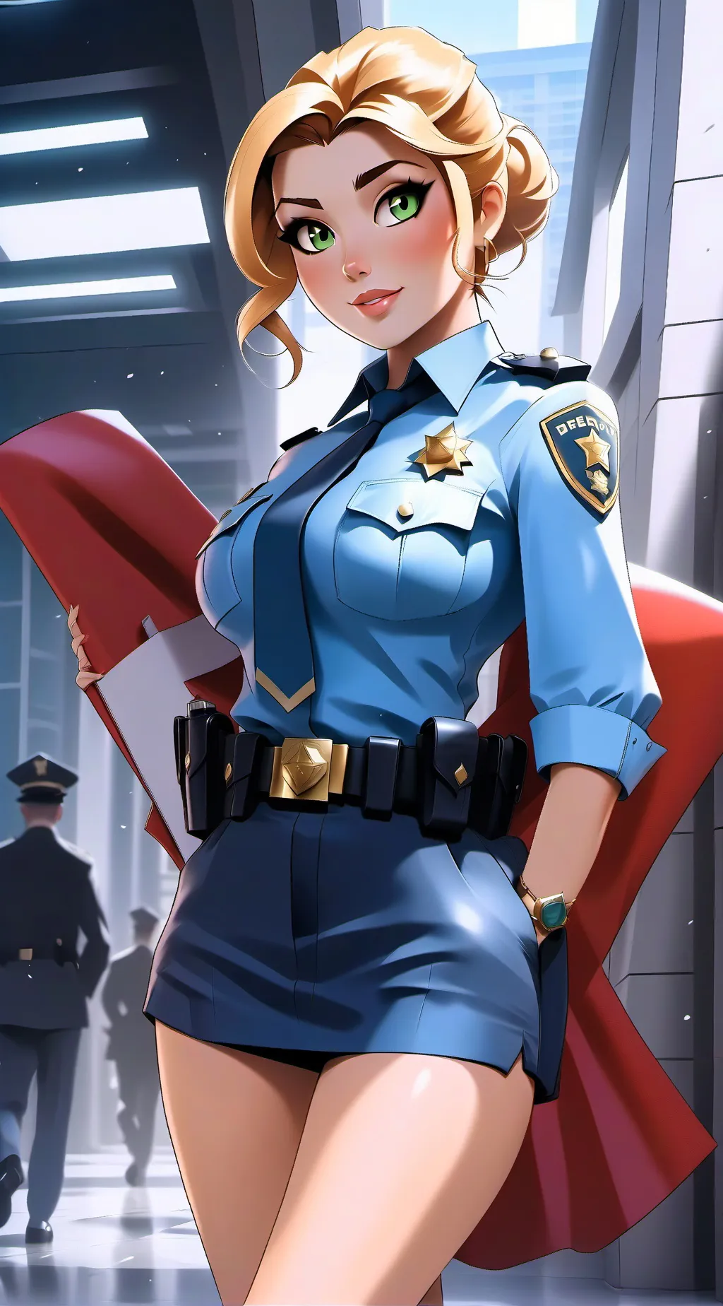 ai character: police man background