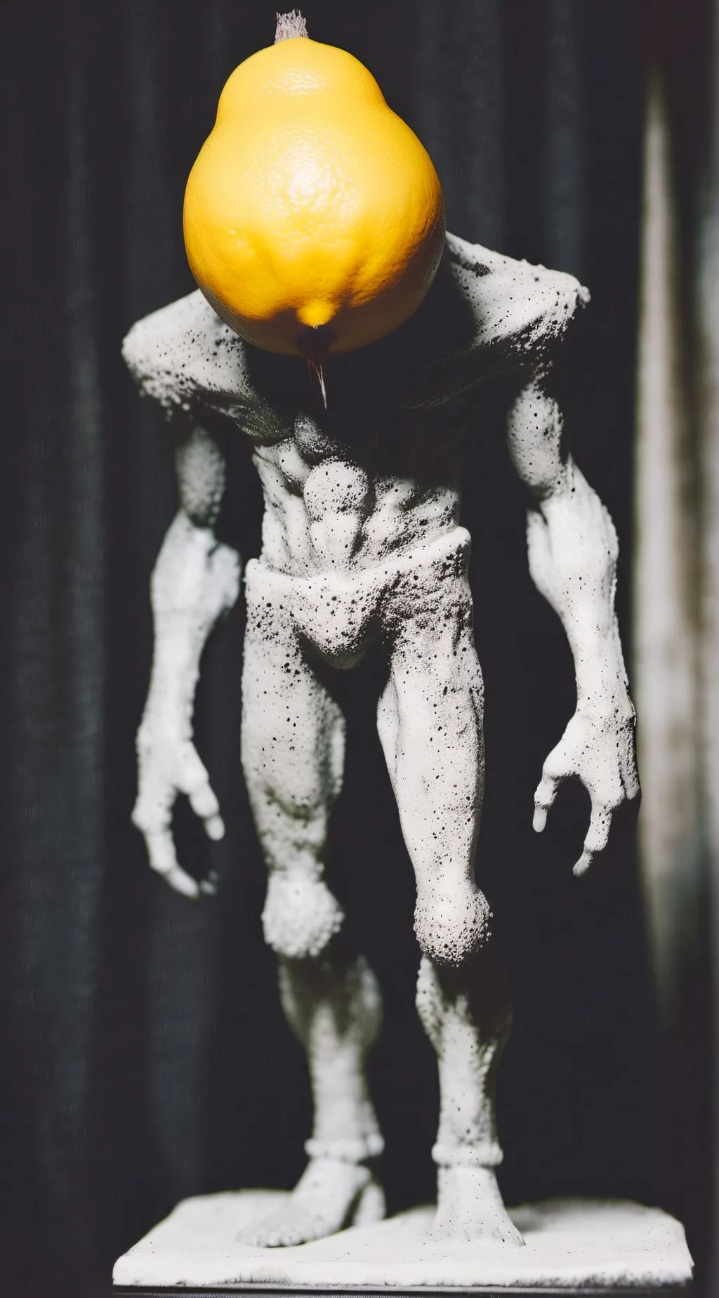 ai character: Lemon head background