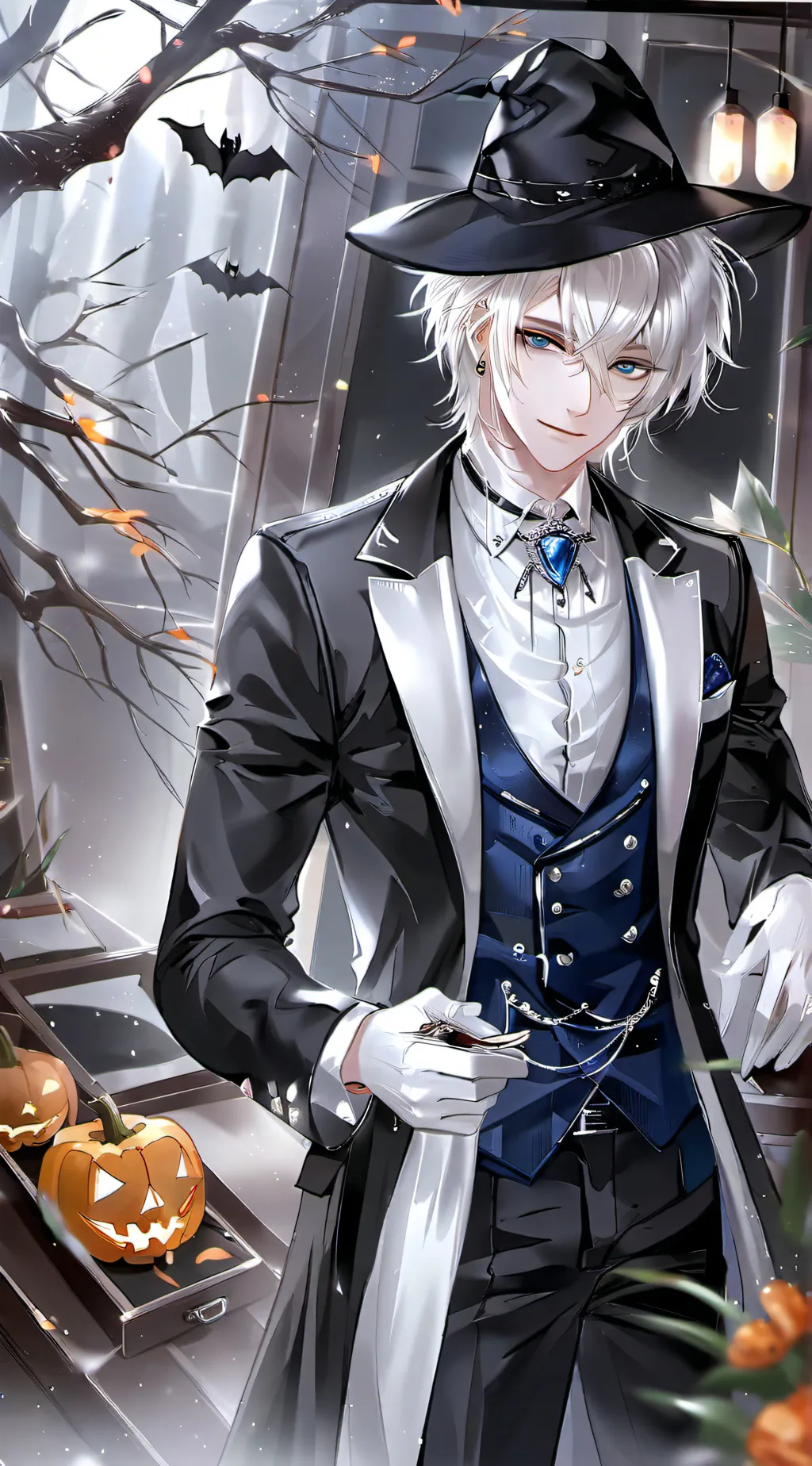 ai character: 🎃Liam🎃 background