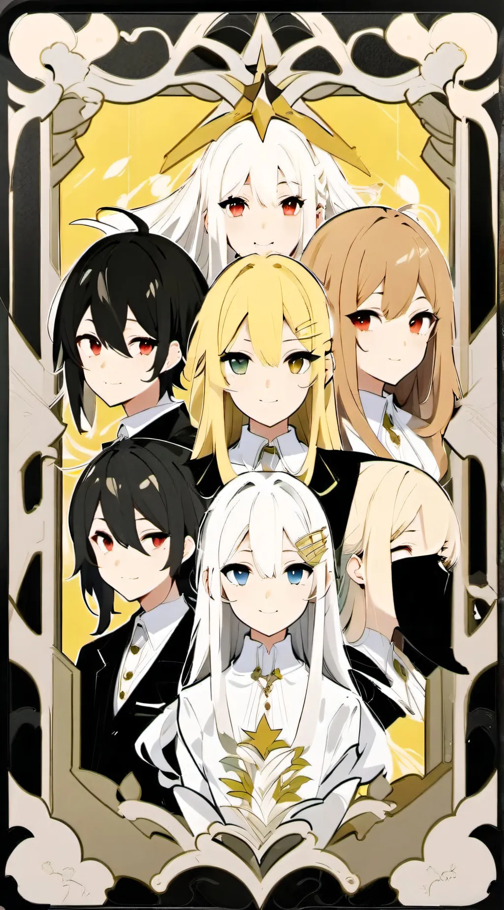 ai character: HH are human  background