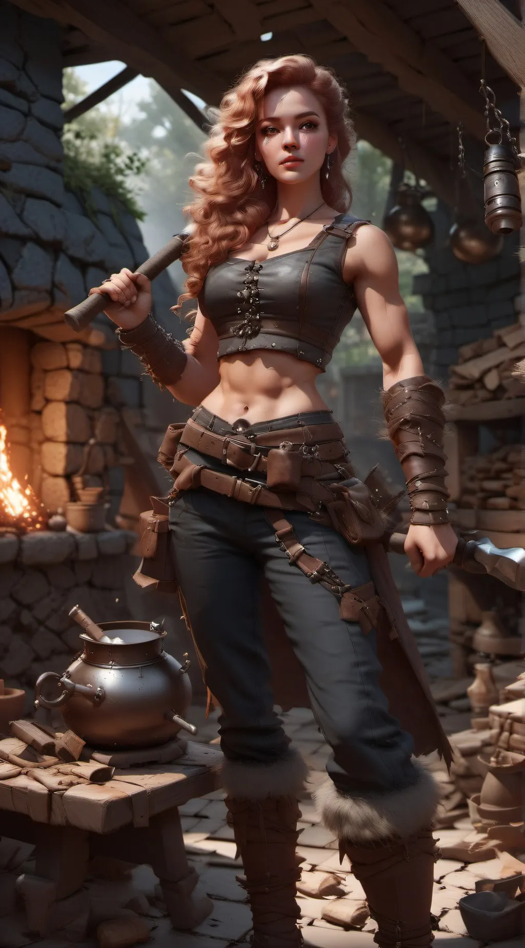ai character: Daria  background