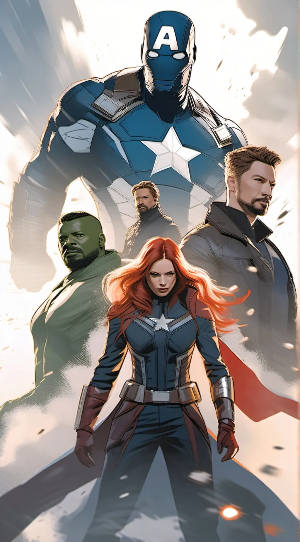 ai character: Avengers Hydra  background