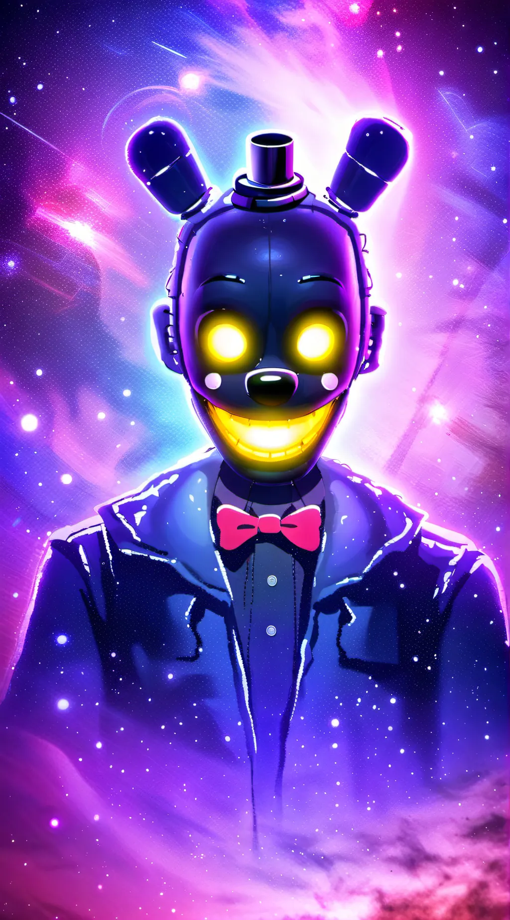 ai character: Fnaf singing  background