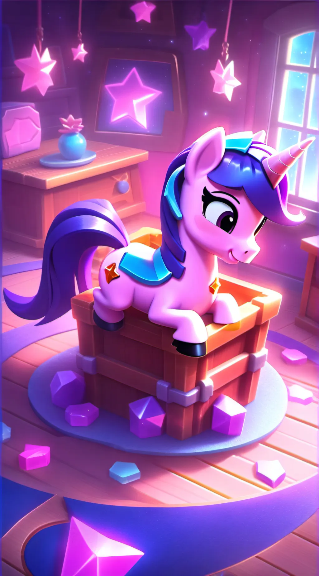ai character: My little poney background