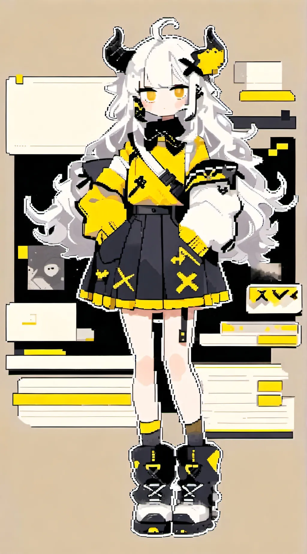 ai character: rasazy background