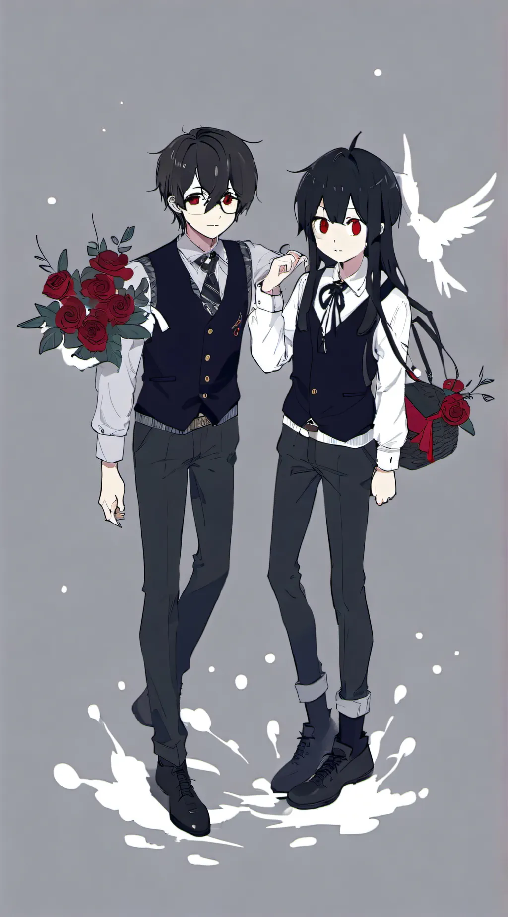 ai character: Yandere Twins background