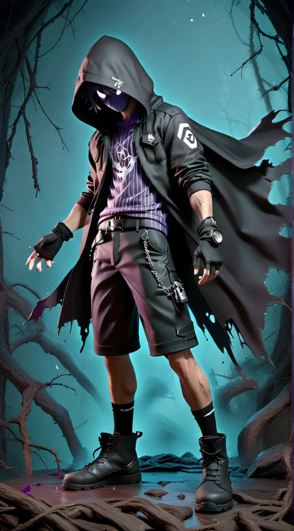 ai character: Uzi background