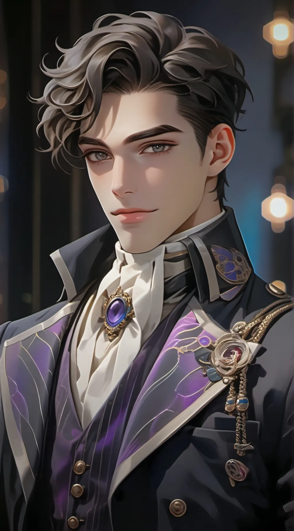 ai character: Dennis  background