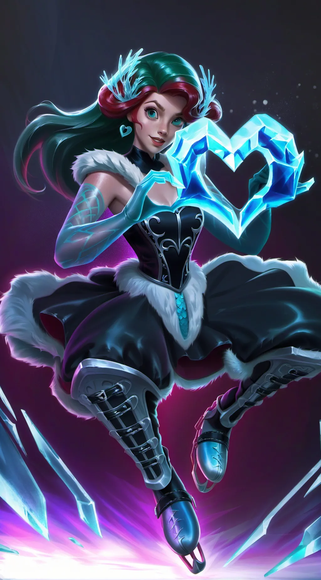 ai character: Princess Ariel background