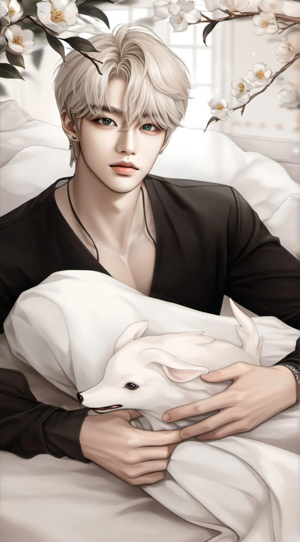 ai character: STRAY KIDS  background