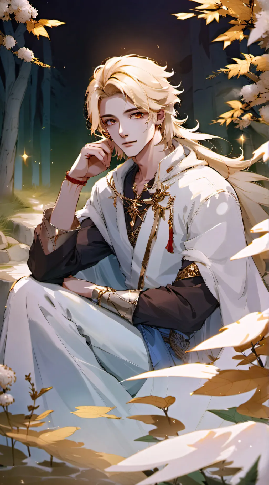 ai character: Leon background