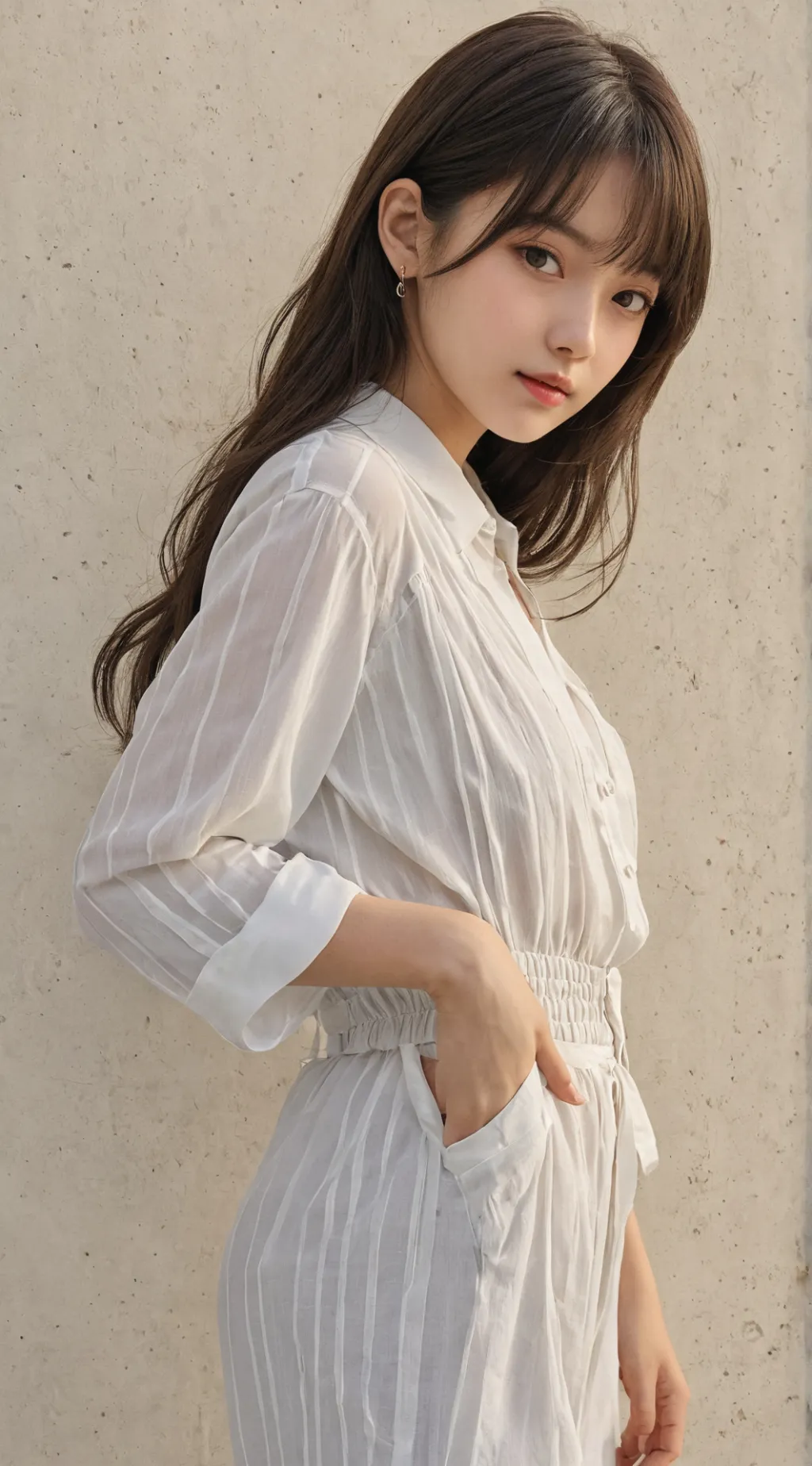 ai character: Luiza Camile background