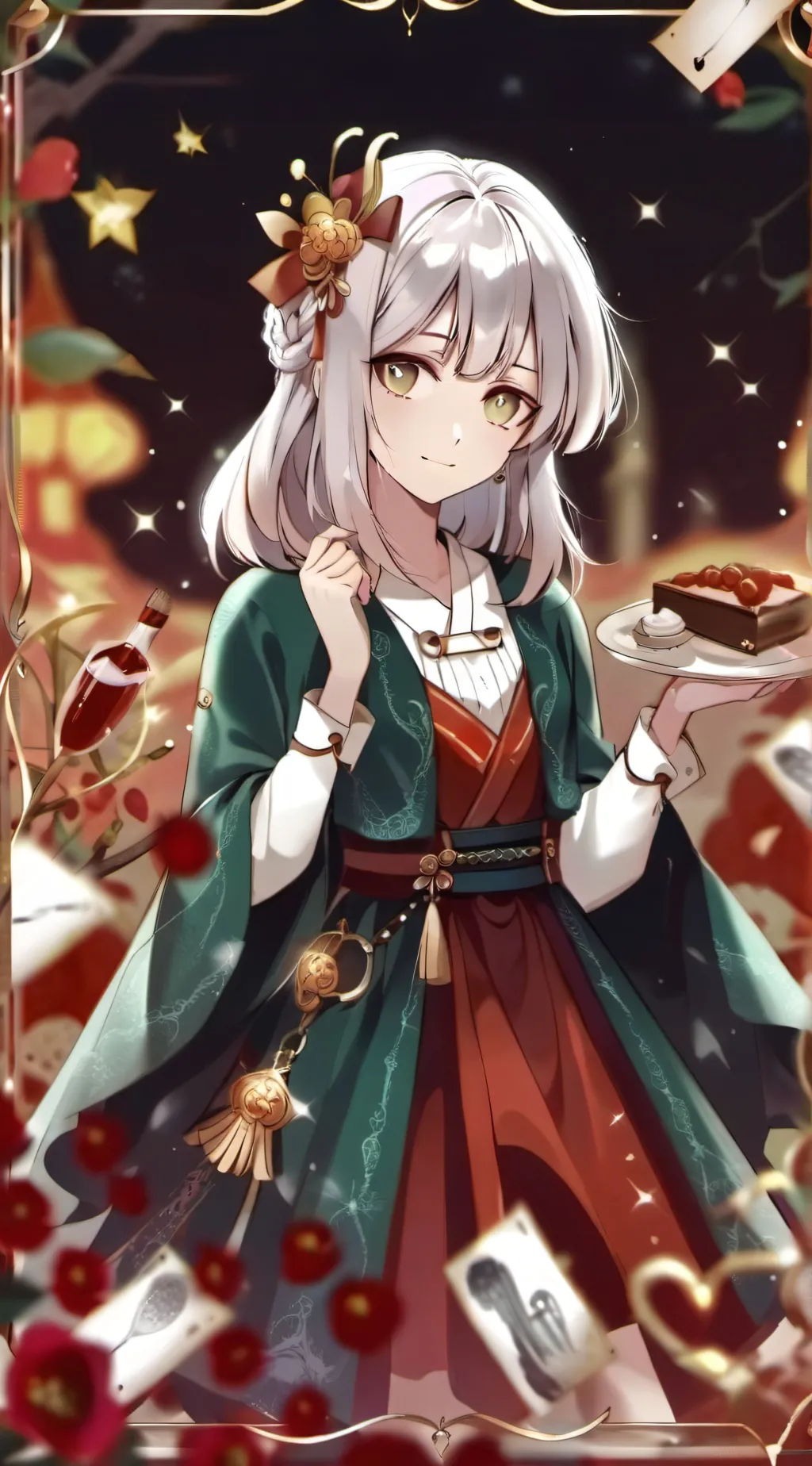 ai character: Sakura  background
