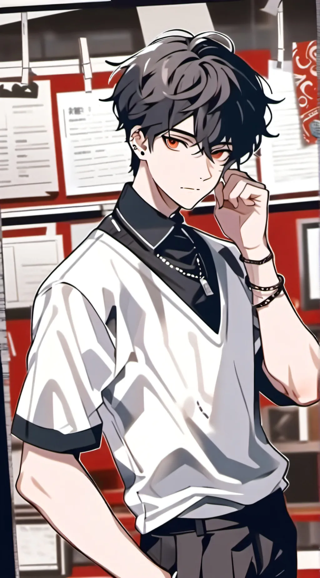 ai character: Trayon  background
