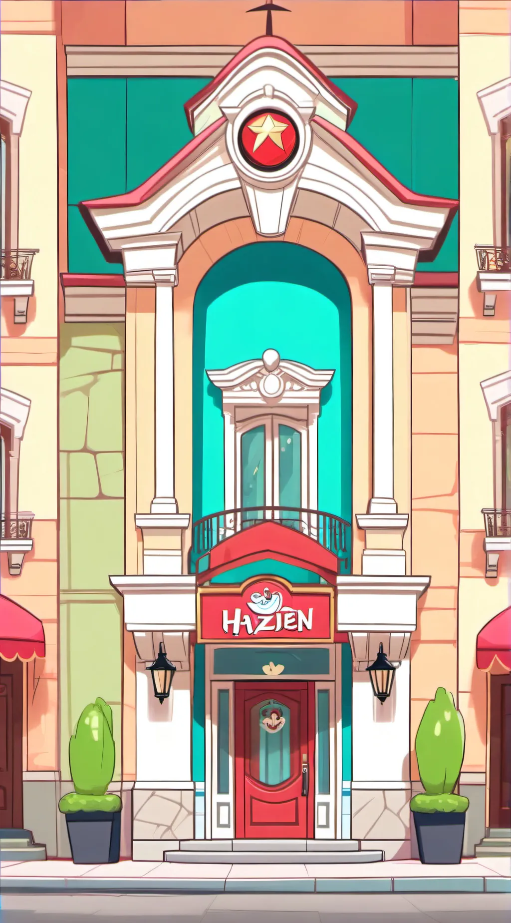 ai character: Hh background