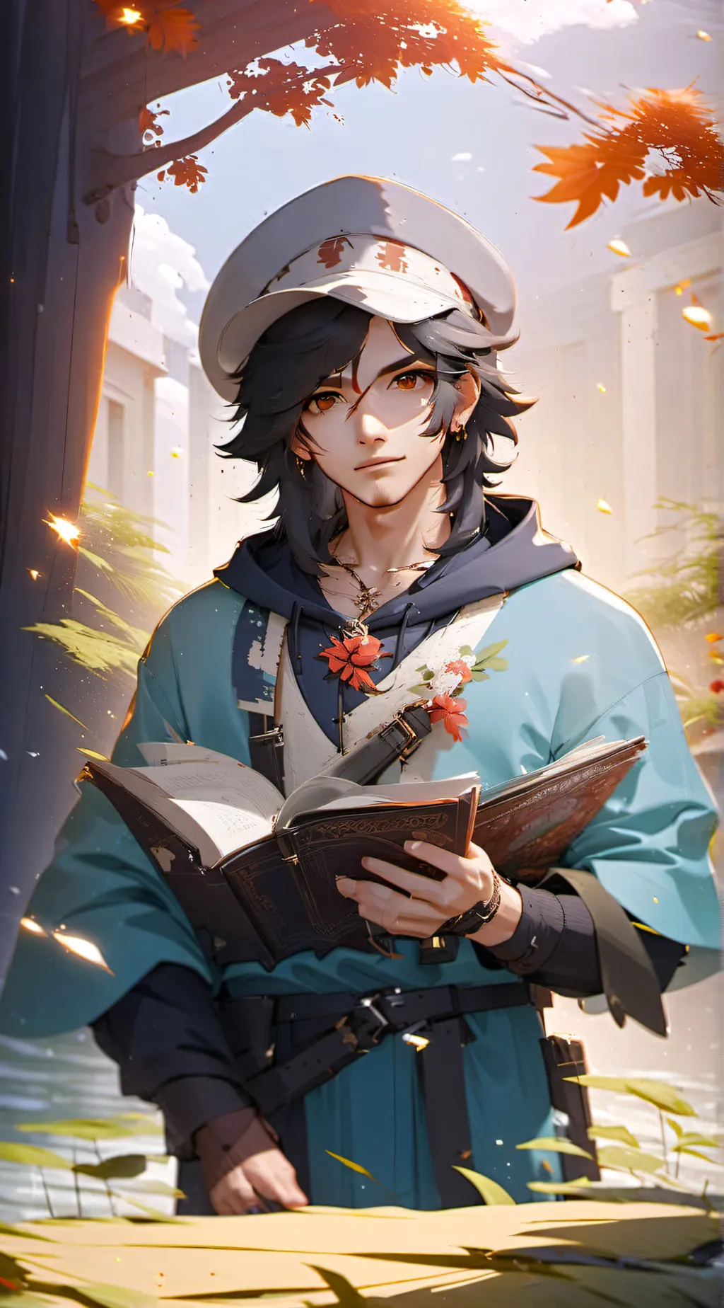 ai character: garret background