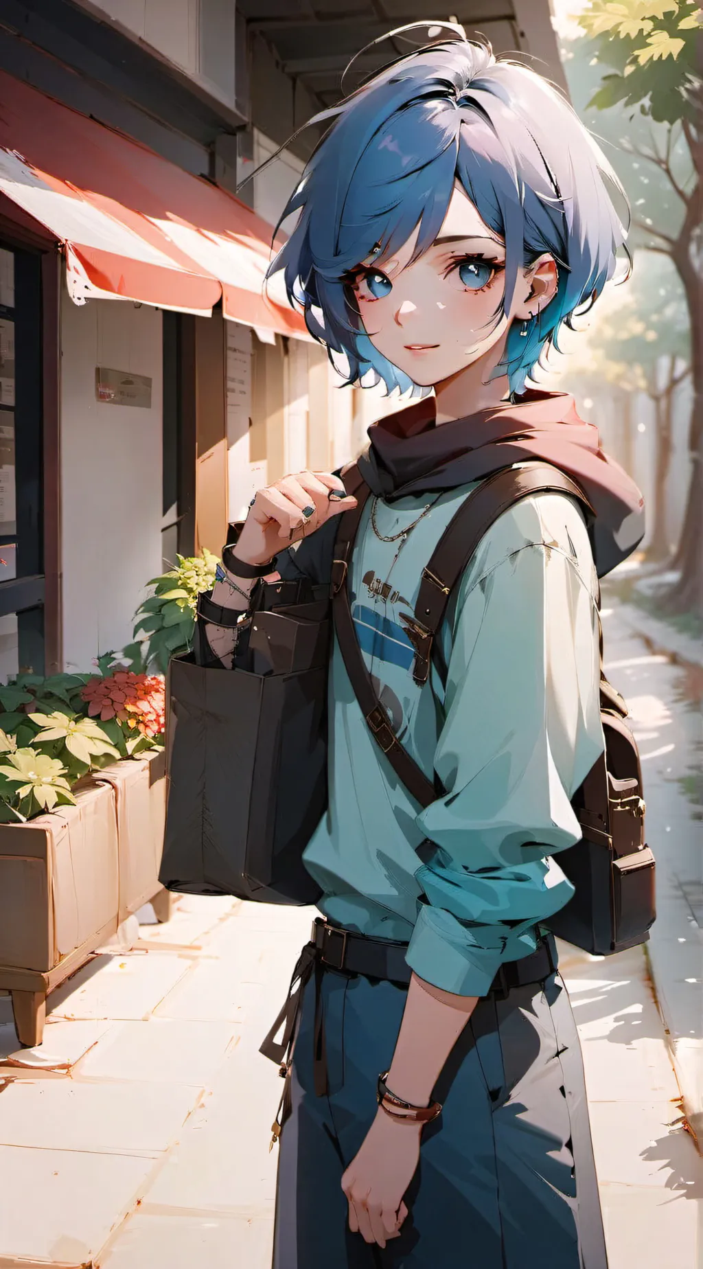 ai character: Shuu Sakurai  background