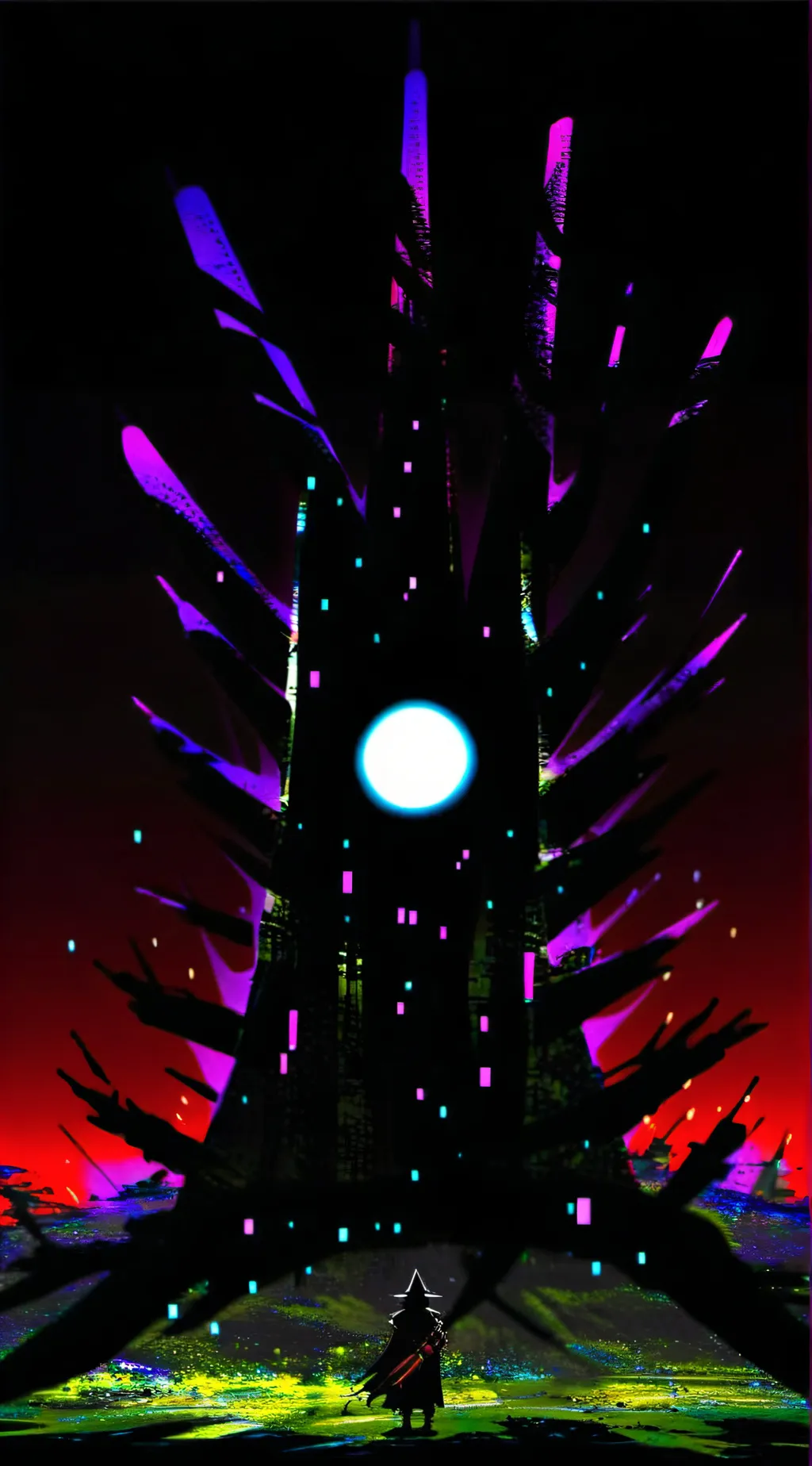 ai character: Eye of darkness background