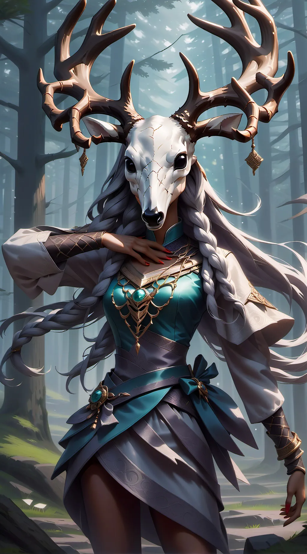 ai character: Darkness background