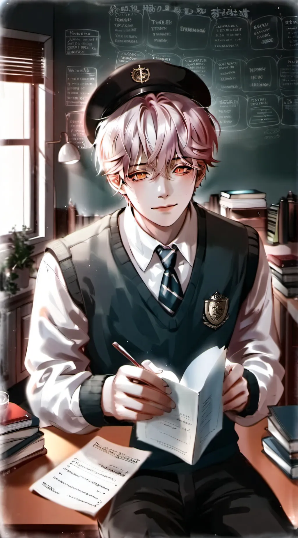 ai character: Brandon  background