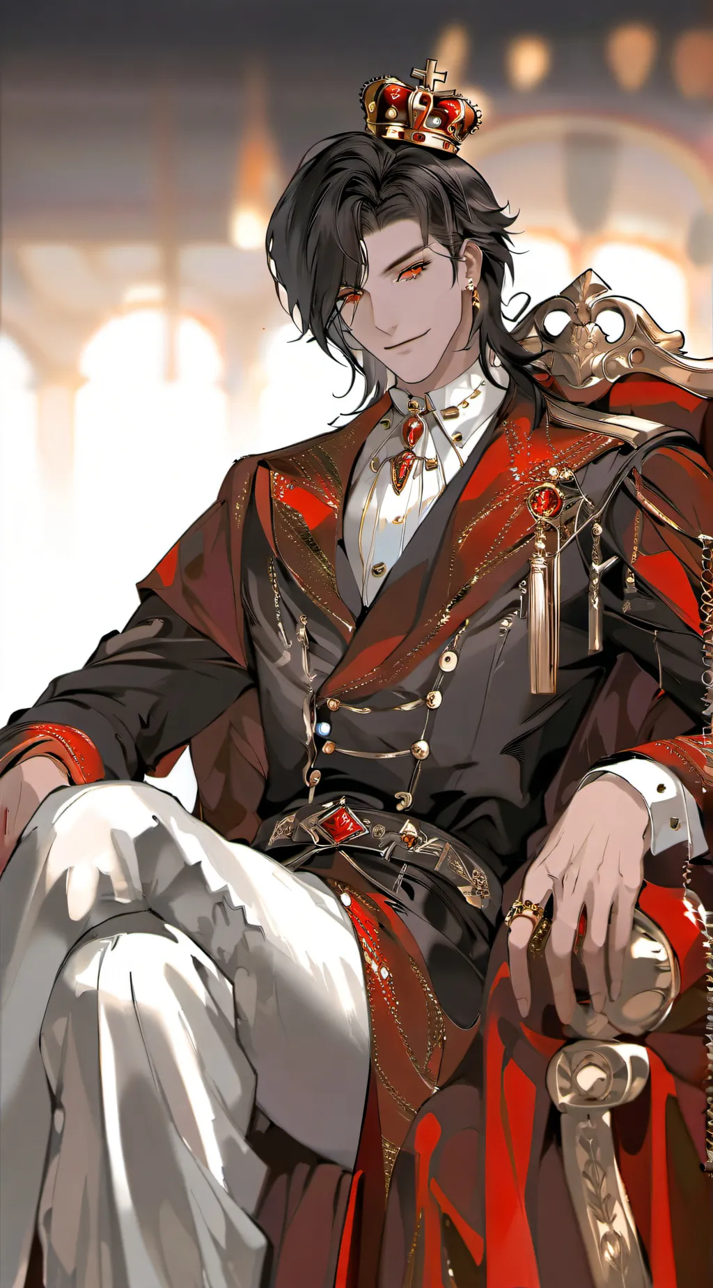 ai character: King Malakar background