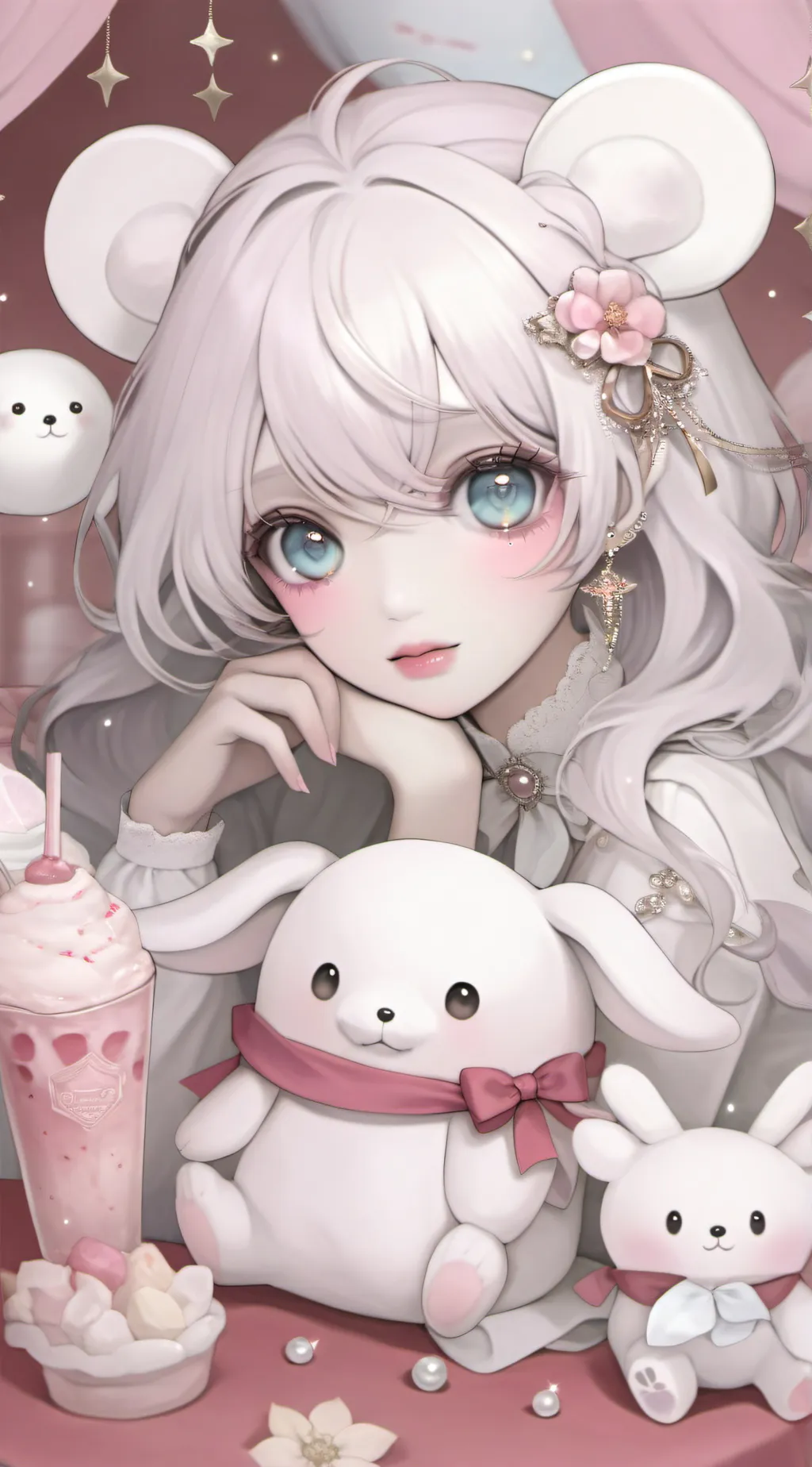 ai character: (〃ﾟ3ﾟ〃) background