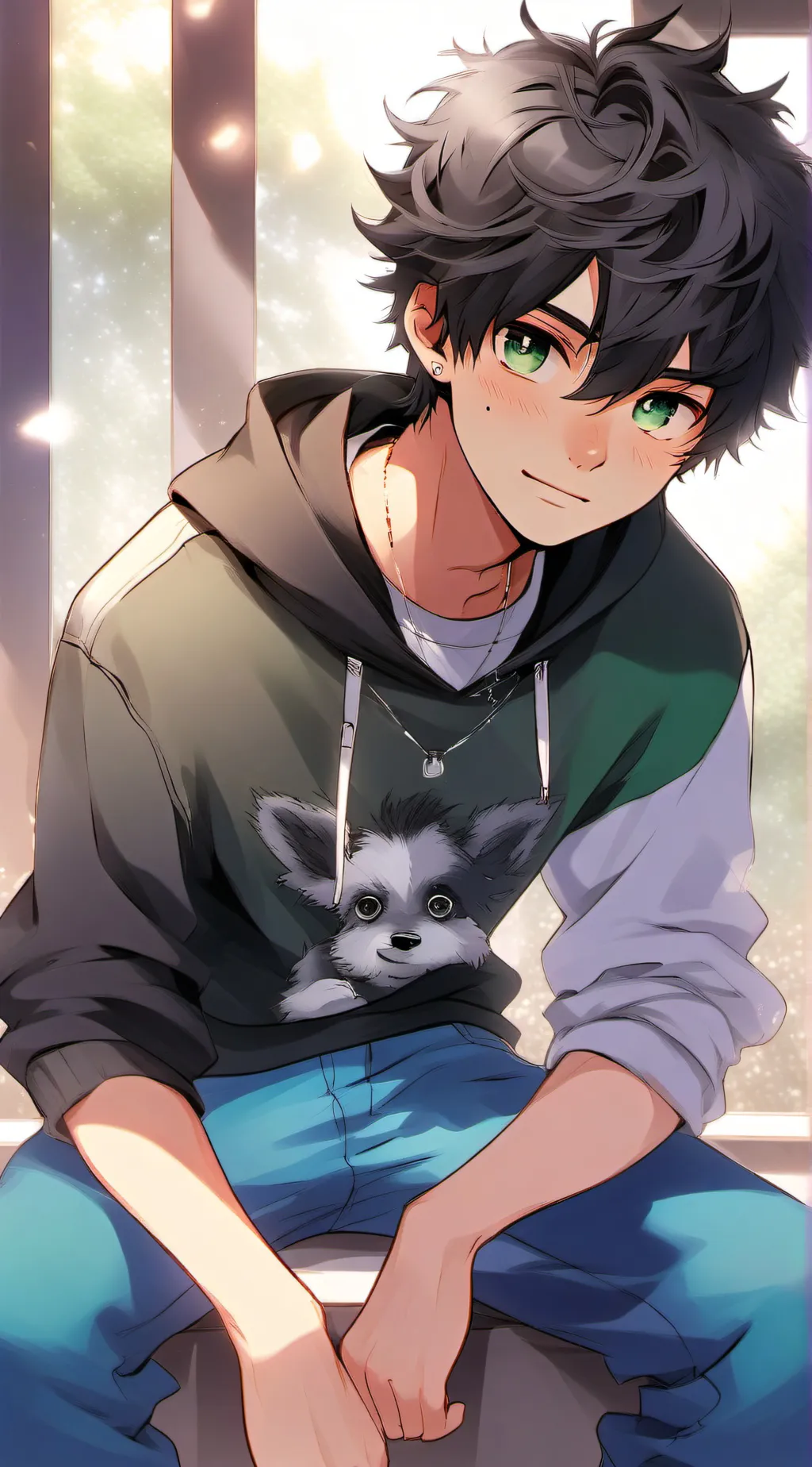 ai character: Kayden  background