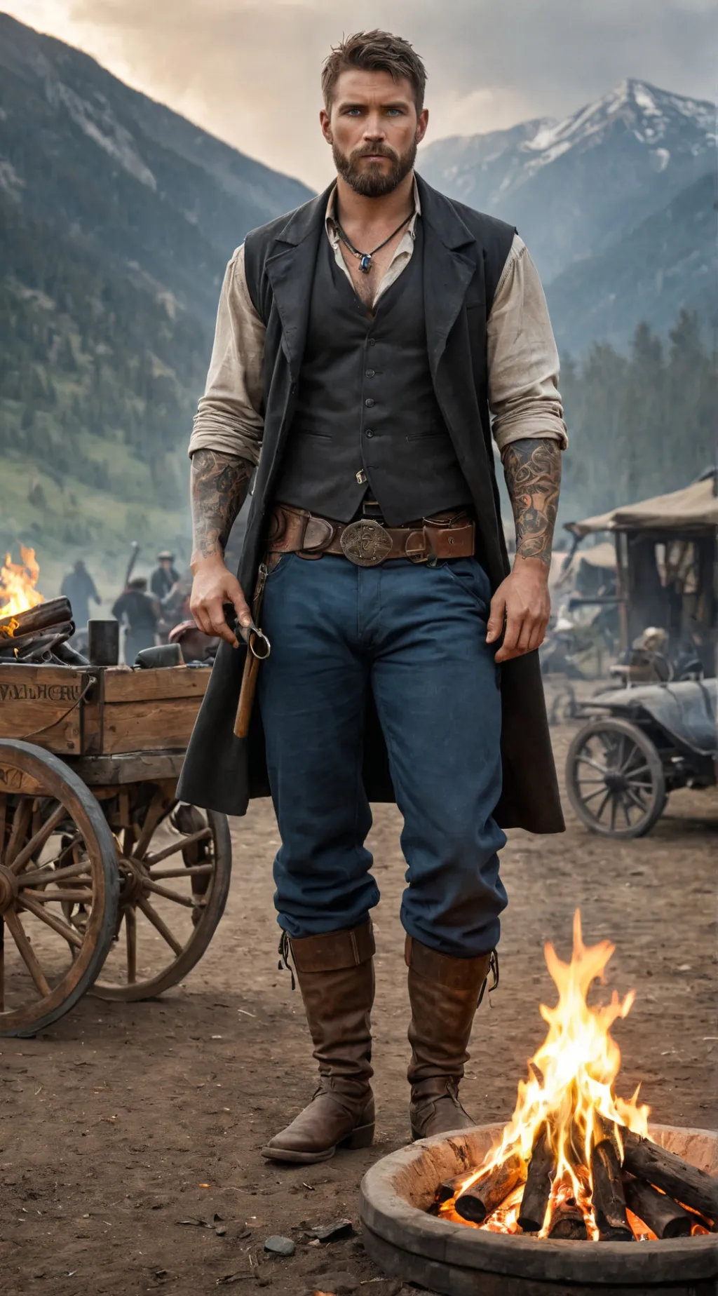 ai character: Hunter Gram background