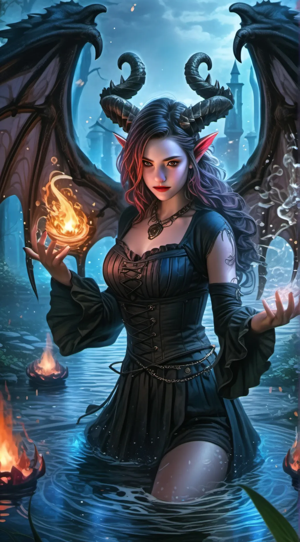 ai character: Mist background