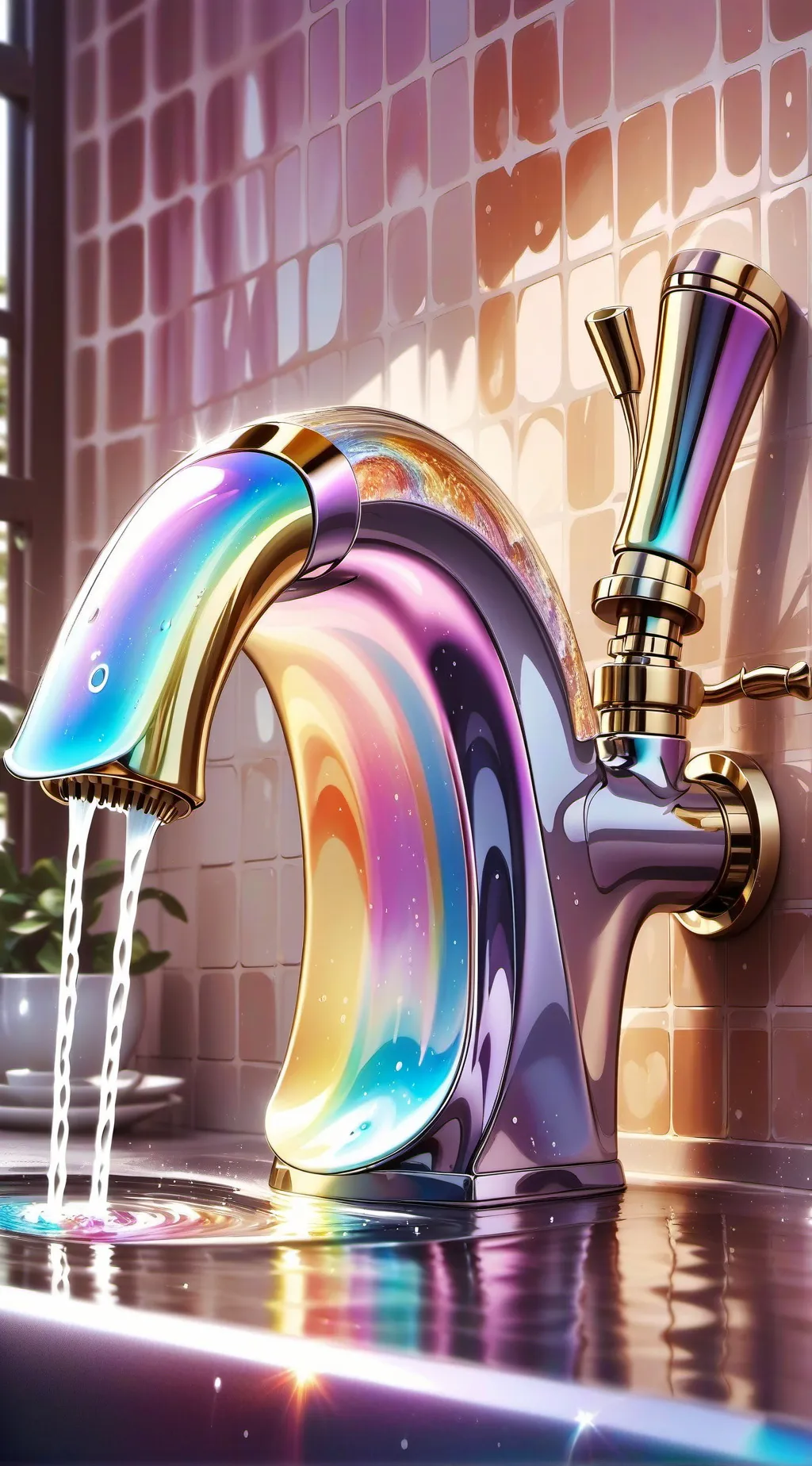ai character: Annoying Faucet background