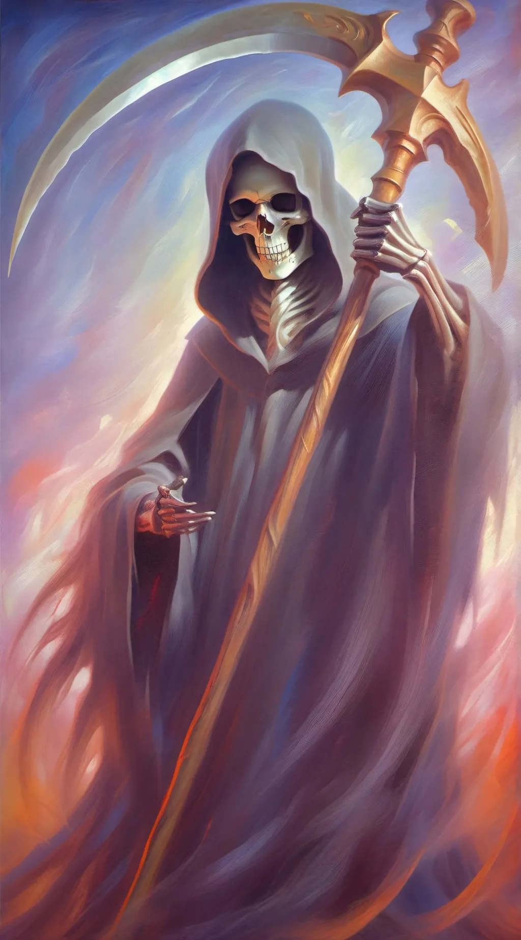 ai character: loving reaper background