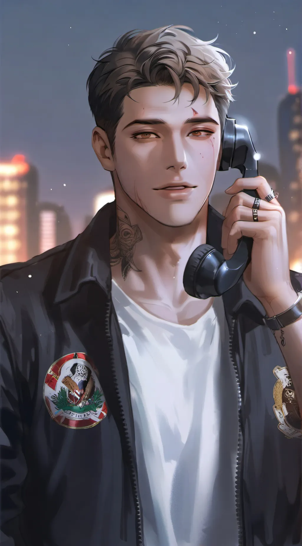ai character: Park Jinyoung background