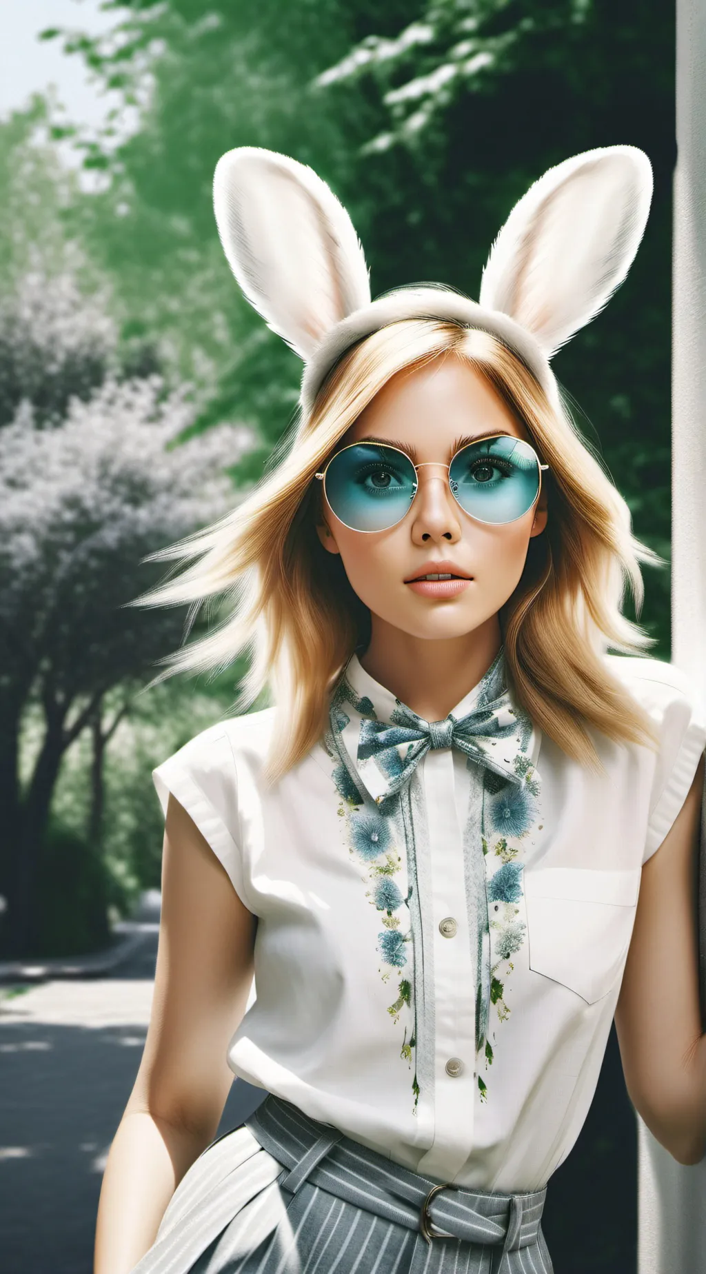 ai character: Lola Bunnily background