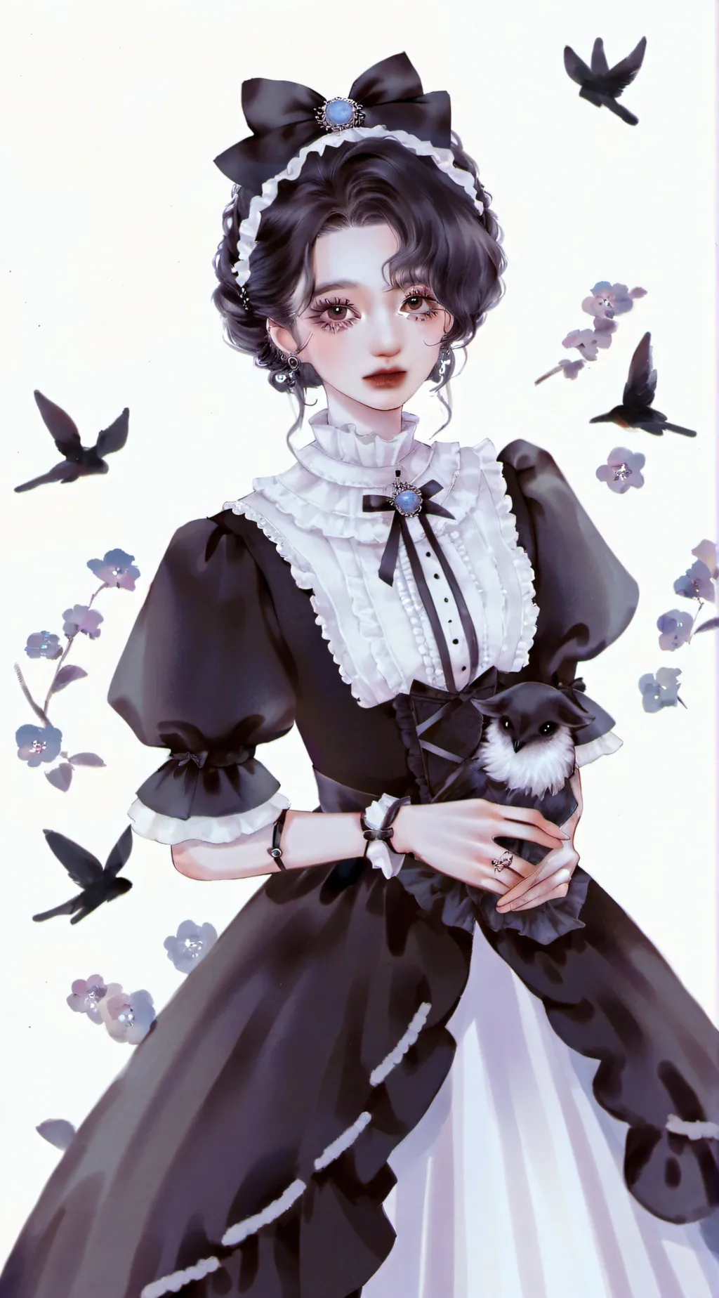 ai character: maid background