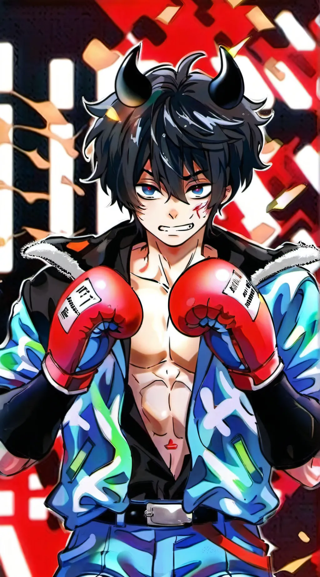 ai character: The Amazing Digita background