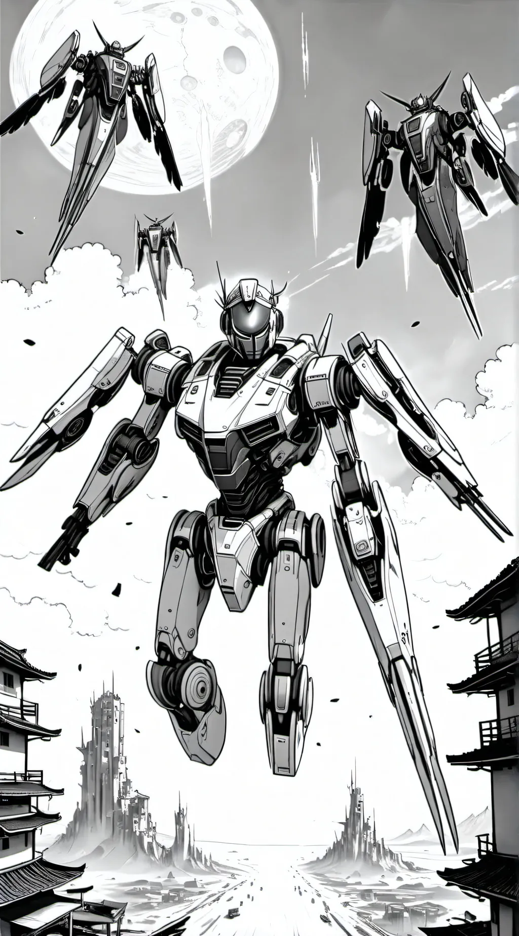 ai character: murder drones background