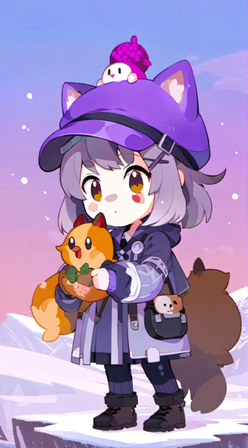 ai character: Purely kasa crew background