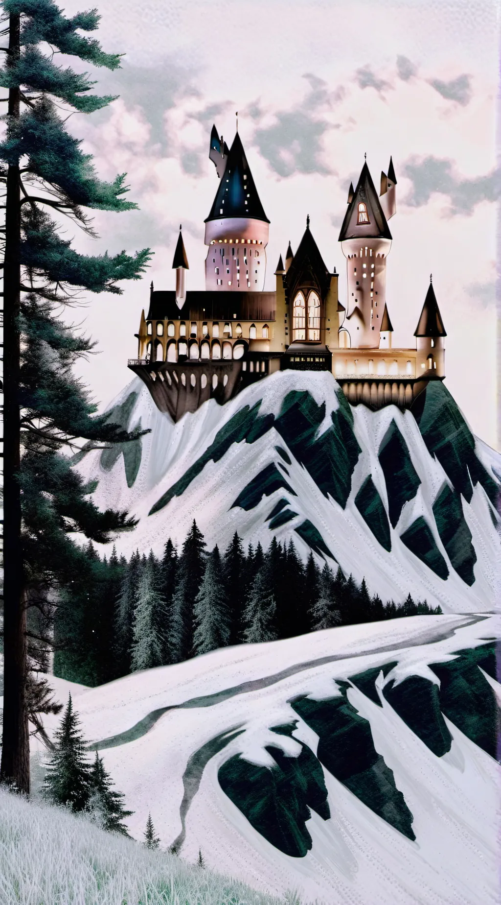 ai character: Hogwarts background