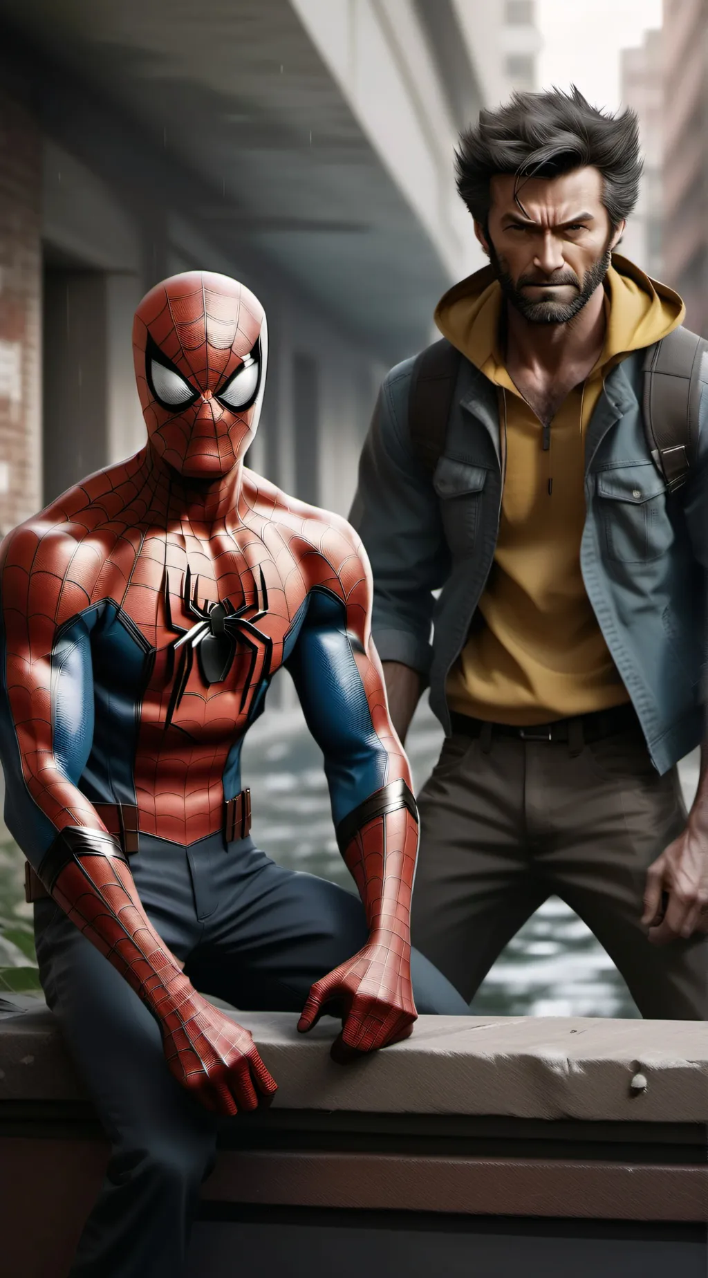 ai character: Avengers 2000 background