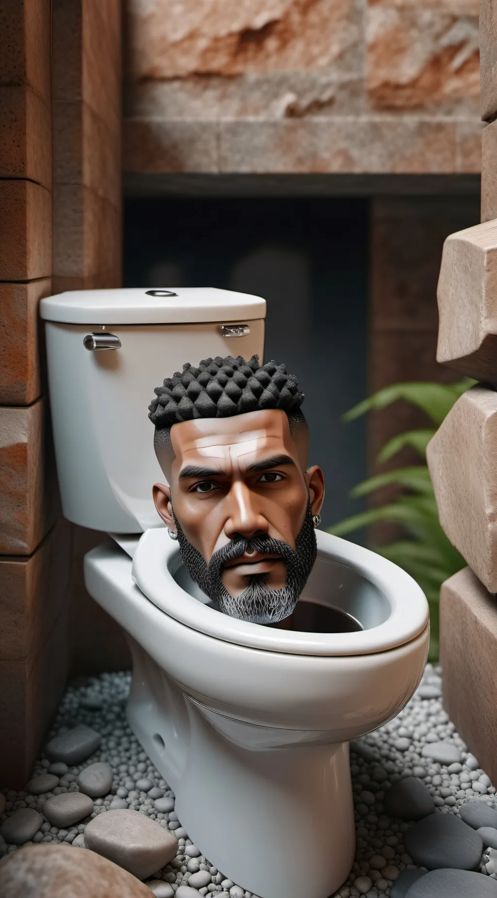 ai character: skibidi toilet background