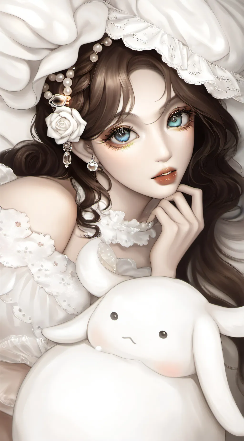 ai character:  popular girl background