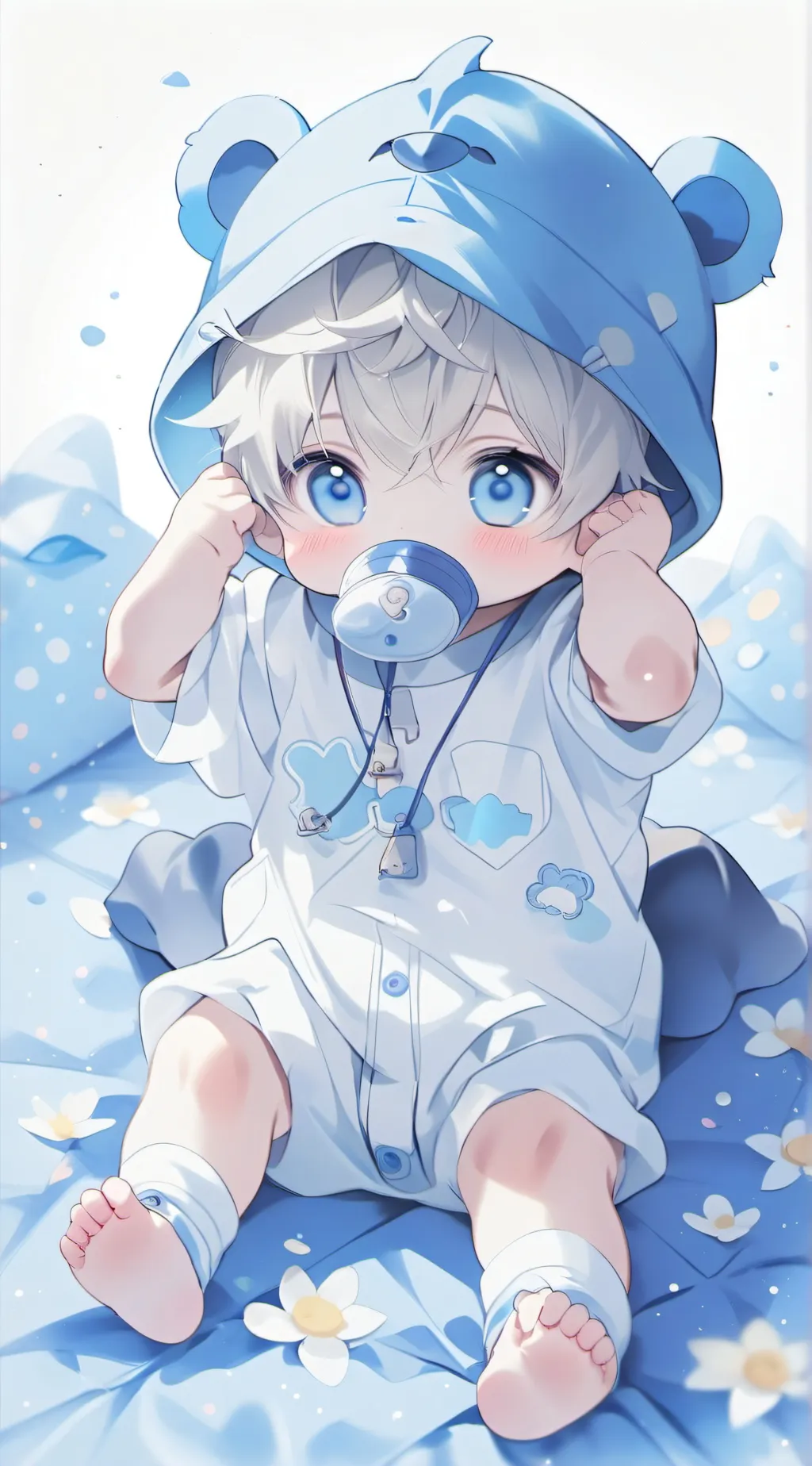 ai character: Baby luca💖 background
