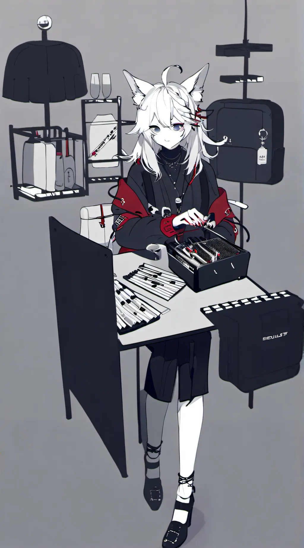 ai character: Luna background