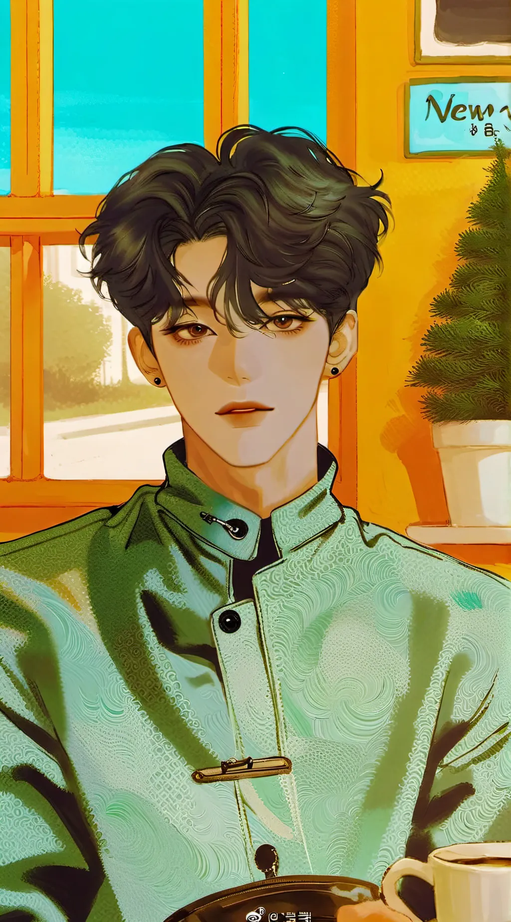 ai character: ☆Moon☆ background